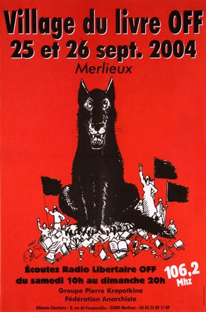 affiche de Tardi pour le salon du livre de Merlieux