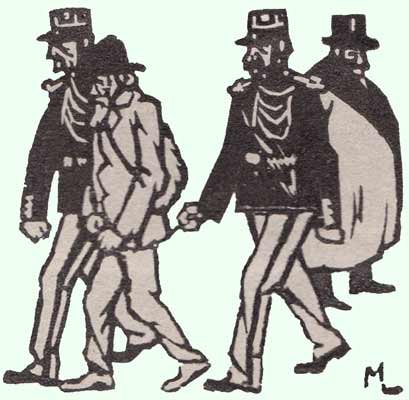 arrestation par Louis Moreau