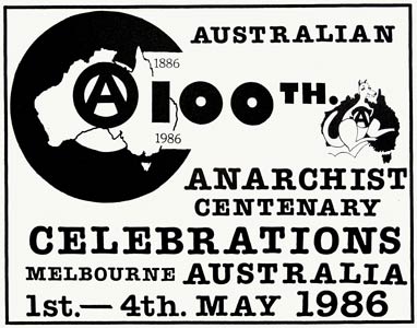 annonce du centenaire de l'anarchisme australien