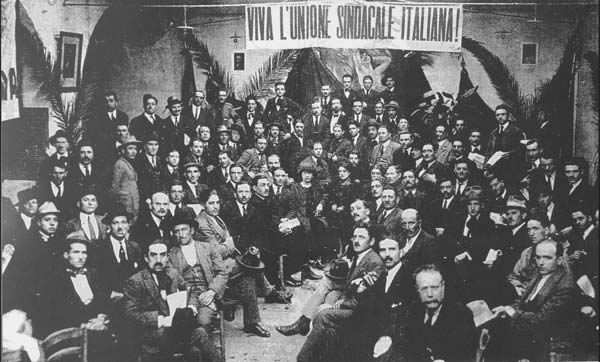 congres de l'USI à Rome en 1922