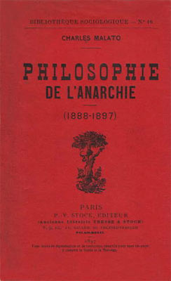 malato : philosophie de l'anarchie