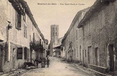 carte postale de Montfort Gers