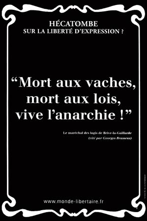 affiche "Mort aux vaches"