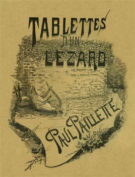 tablettes d'un lézard