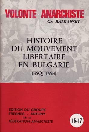 brochure "Volonté anarchiste"