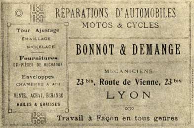 carte de mécanicien de Bonnot