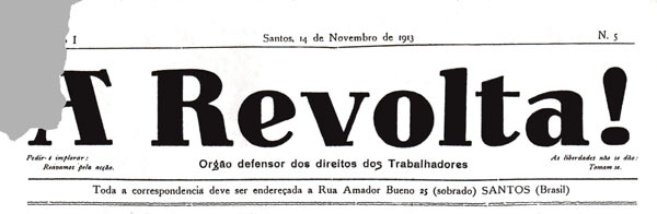 journal A Revolta de 1913