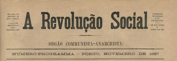 journa A Revolução Social novembre 1887