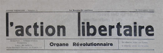 journal l'action libertaire