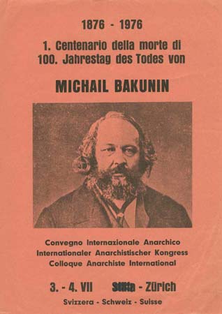 affiche colloque Bakounine 1976