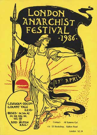 affiche London anarchist festival