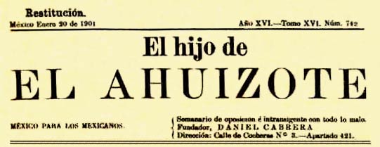 journal "El Ahuizote"