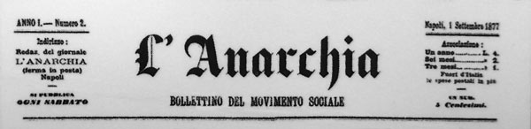 journal "L'Anarchia" n2