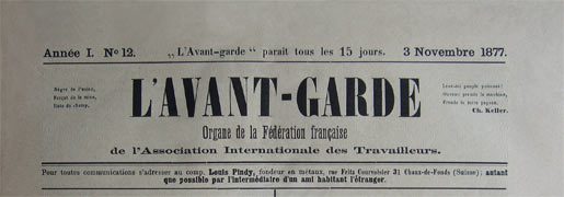 journal l'avant garde