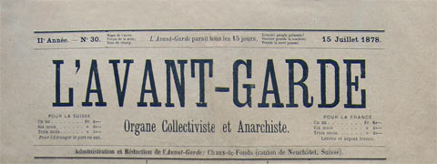 l'avant garde de 1878