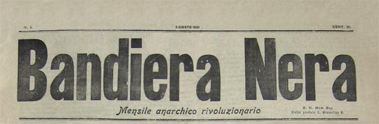 journal italien Banidera nera