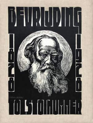 journal "Bevrijding" avec Tolstoi
