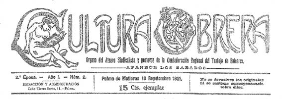 journal "Cultura Obrera"