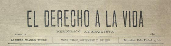 journal urugayen "El derecho a la vida"