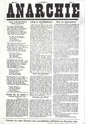 journal "Die Anarchie" de Vienne 1893