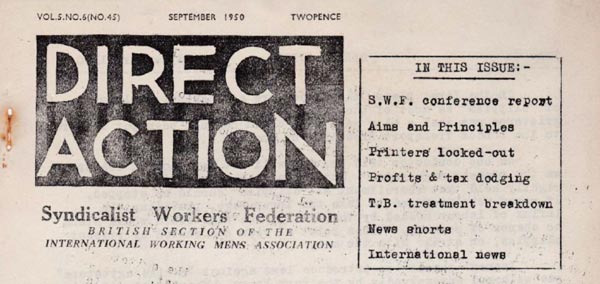 journal "Direct Action" n6 de septembre 1950
