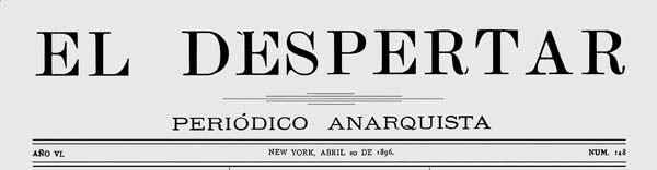 journal "El Despertar" n148 de 1896 à New York