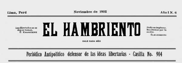 journal "El hambriento"