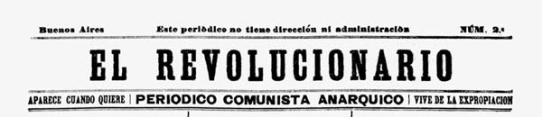 journal "El revolucionario" n2