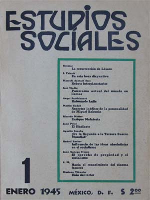reuve "Estudios Sociales" au Mexique