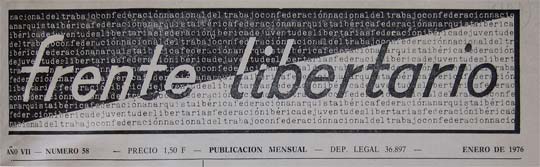 journal "Frente Libertario"