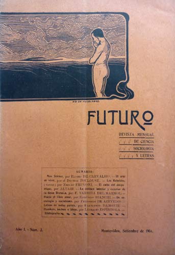 journa "Futuro" couverture du n3 de 1904