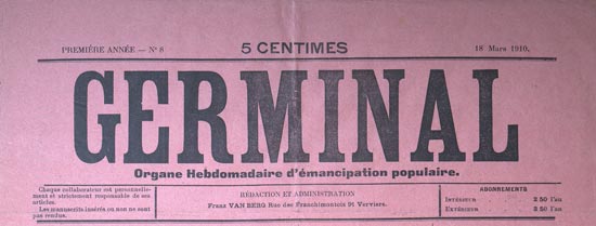 journal Germinal n8 Verviers