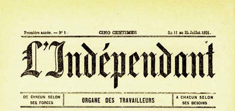 journal l'ind&eacute;pendant