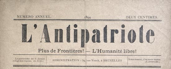 journal "L'Antipatrionte" de 1894