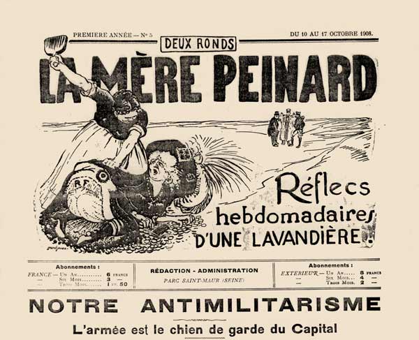 journal "La M&egrave;re Peinard" n5 du 10 octobre 1908
