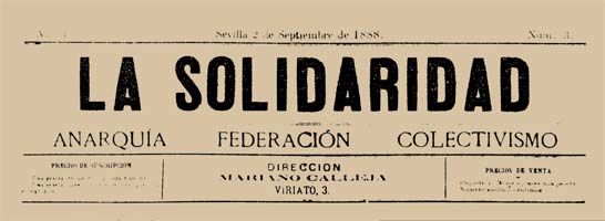 Journal "La Solidaridad" de Seville