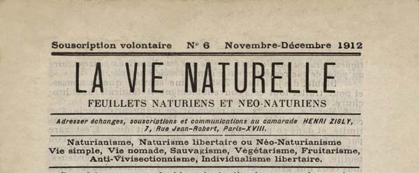 Journal "La Vie Naturelle " N6