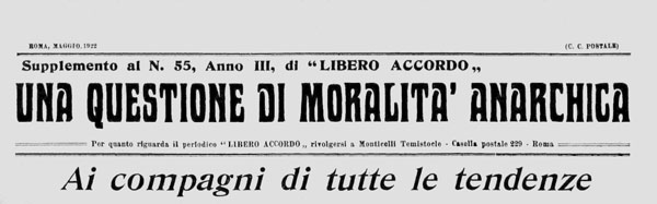 journal Libero Accordo supplement de mai 1922