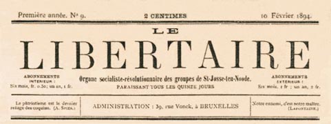 journal le libertaire belge