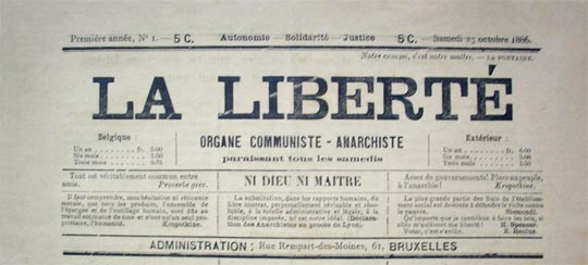 journal belge "La Libert&eacute;"