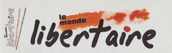 journal "Le Monde Libertaire" en 2008