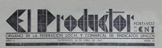 journal el productor de 1936