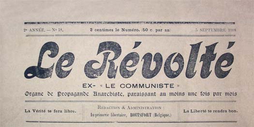 Periódico belga "The Rebel"