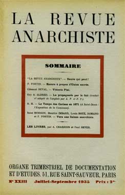 revue anarchiste