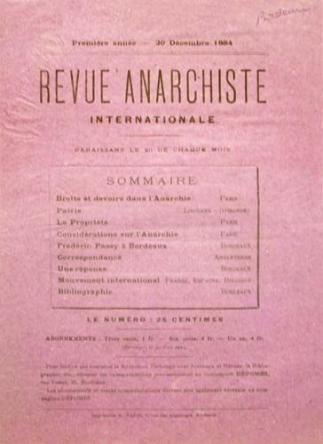"Revue Anarchiste internationale" n2