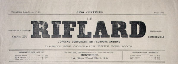 Journal "Le Riflard" n19