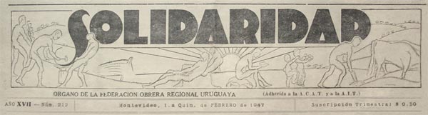 journal "Solidaridad" uruguay