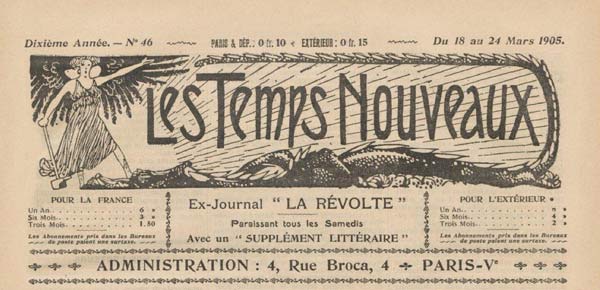 Les Temps Nouveaux en 1905