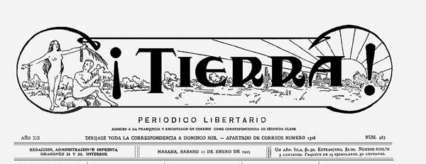 journal "Tierra!"en 1913