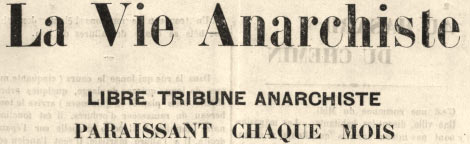 la vie anarchiste